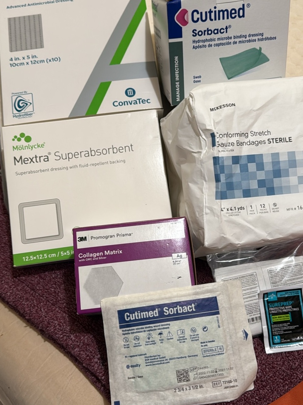 White Antimicrobial Wound Dressing